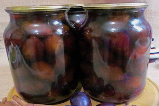 Маринованная слива без стерилизации на зиму