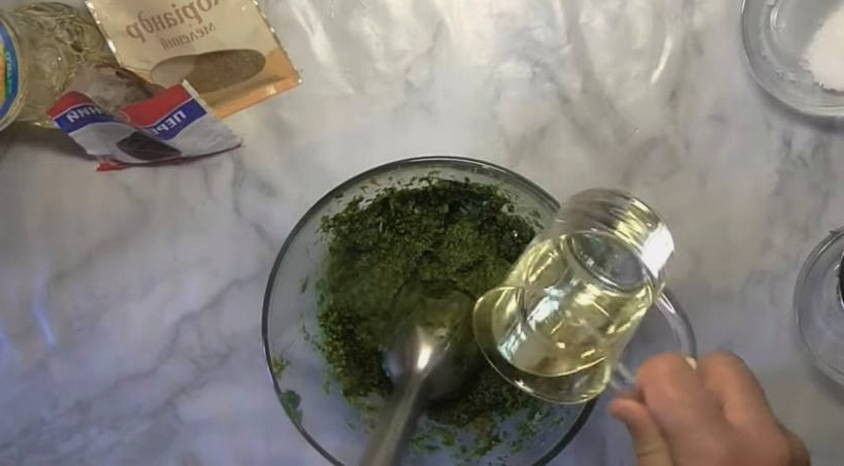 Соус из кинзы с чесноком на зиму Соус из кинзы с чесноком на зиму