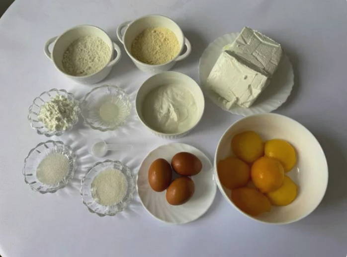 Пирог с персиками и творогом Пирог с персиками и творогом