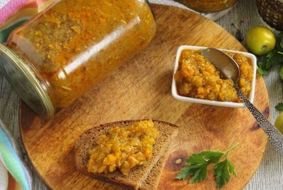 Икра из зеленых помидор через мясорубку на зиму