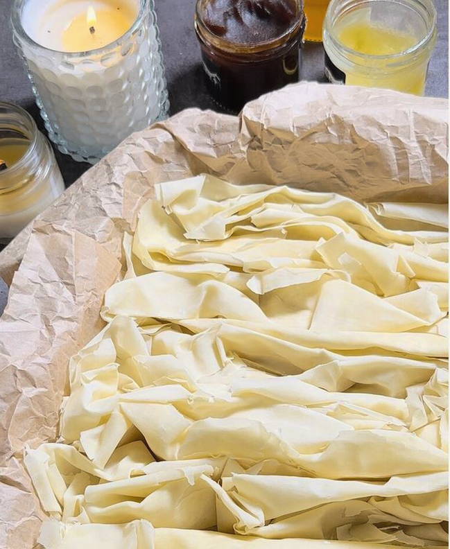 Пирог из теста фило с грушей и сыром Пирог из теста фило с грушей и сыром