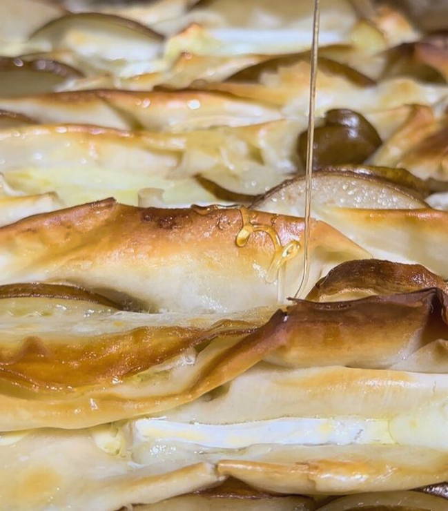 Пирог из теста фило с грушей и сыром Пирог из теста фило с грушей и сыром