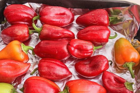 Перец, запеченный в духовке на зиму