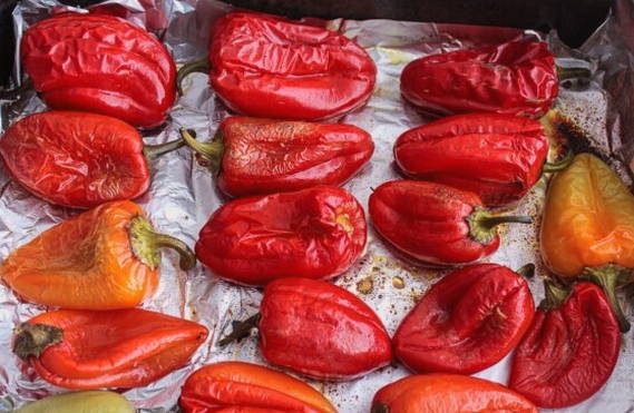 Перец, запеченный в духовке на зиму