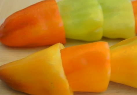 Замороженный болгарский перец целиком для фарширования на зиму