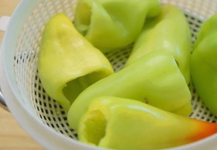 Замороженный болгарский перец целиком для фарширования на зиму