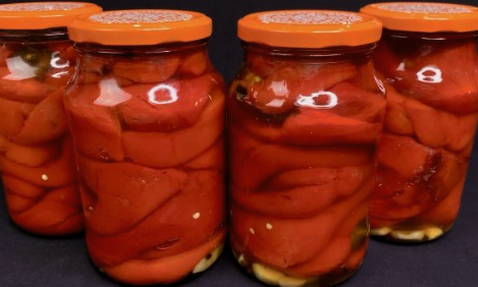 Болгарский перец целиком на зиму