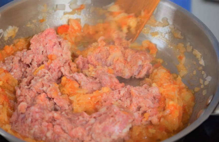 Рулетики из баклажанов с мясом