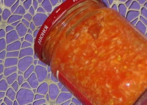 Хреновая закуска с варкой на зиму