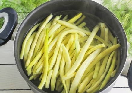 Маринованная спаржевая фасоль целыми стручками на зиму Маринованная спаржевая фасоль целыми стручками на зиму