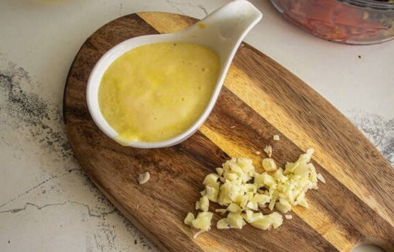 Салат с баклажанами и грецкими орехами