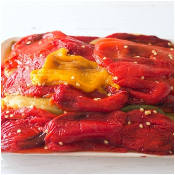 Запеченный маринованный перец на зиму