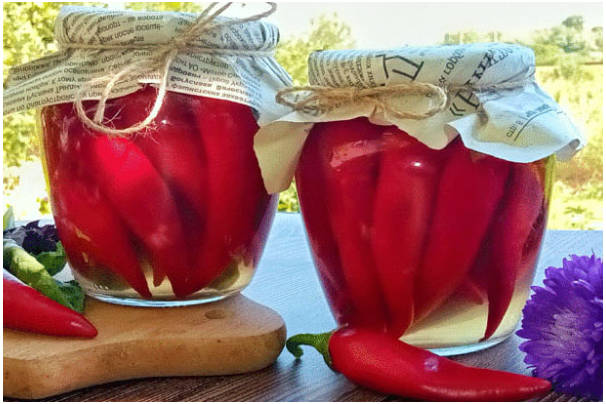 Острый маринованный перец с медом и уксусом на зиму Острый маринованный перец с медом и уксусом на зиму