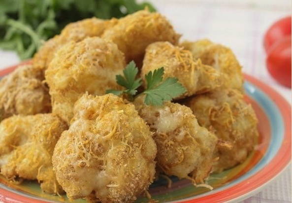 Цветная капуста в сухарях с хрустящей корочкой в духовке