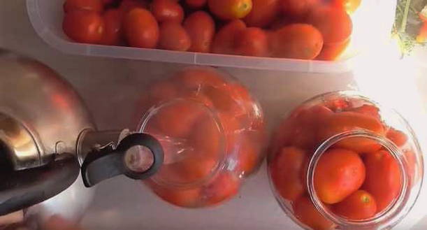 Сладкие помидоры с уксусом на 2-х литровую банку на зиму