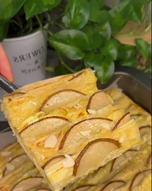 Пирог из теста фило с грушей и камамбером Пирог из теста фило с грушей и камамбером