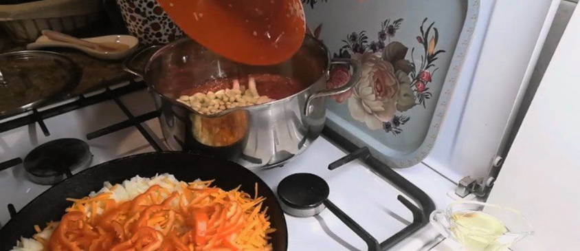 Фасоль с грибами на зиму в банках Фасоль с грибами на зиму в банках