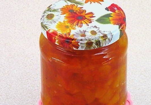 Джем из тыквы с курагой