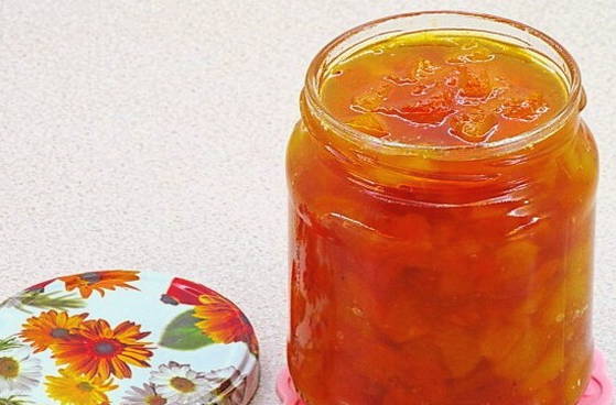 Джем из тыквы с курагой