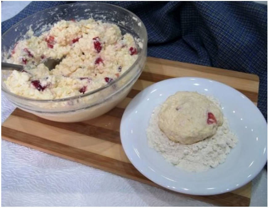 Сырники с клубникой