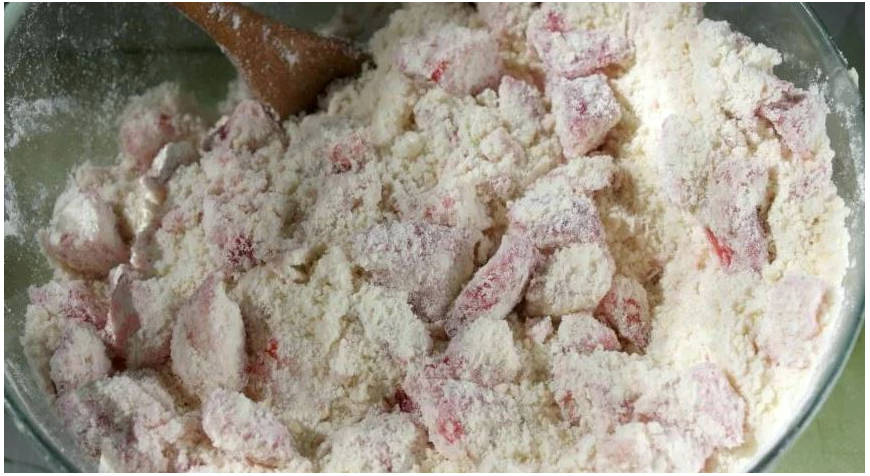 Булочки с клубникой Булочки с клубникой