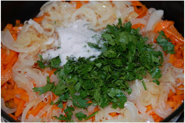 Фаршированный перец с овощами на зиму