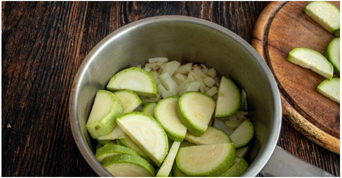 Суп-пюре из кабачков и картофеля