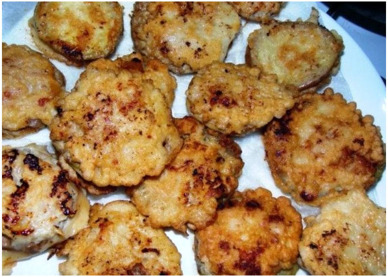 Баклажаны с фаршем на сковороде