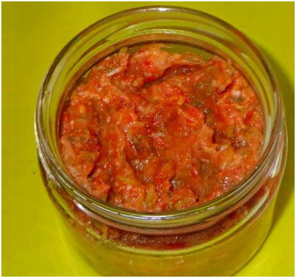 Хреновина с кабачками на зиму