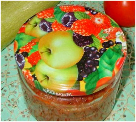 Хреновина с кабачками на зиму