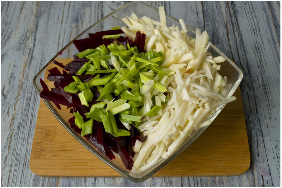 Салат из черной редьки