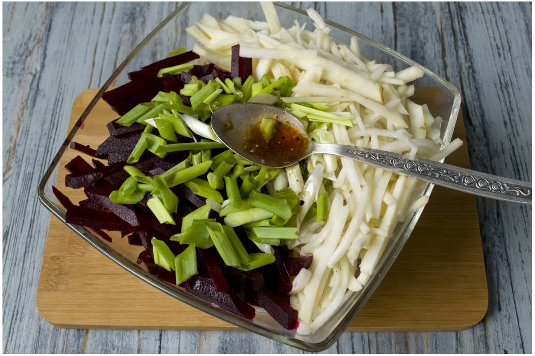 Салат из черной редьки