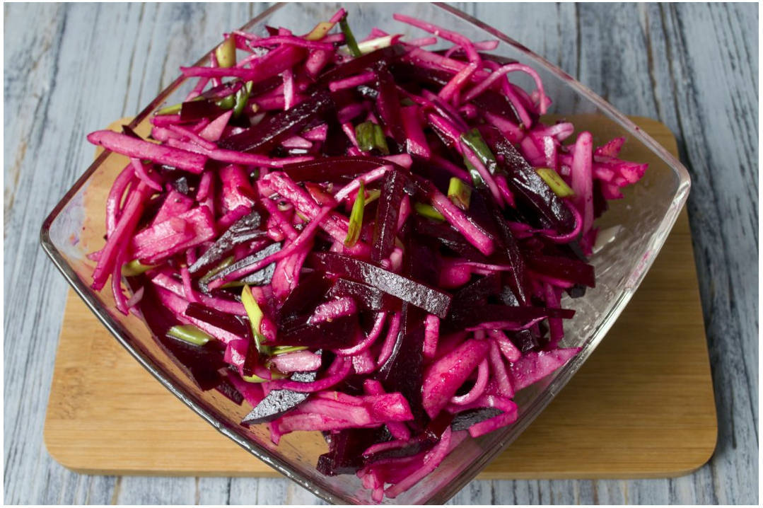 Салат из черной редьки