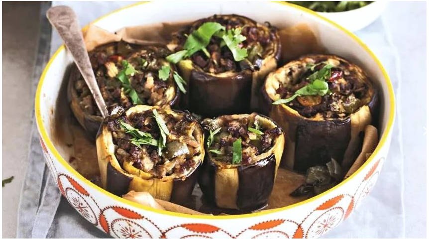 Фаршированные баклажаны мясом в духовке Фаршированные баклажаны мясом в духовке