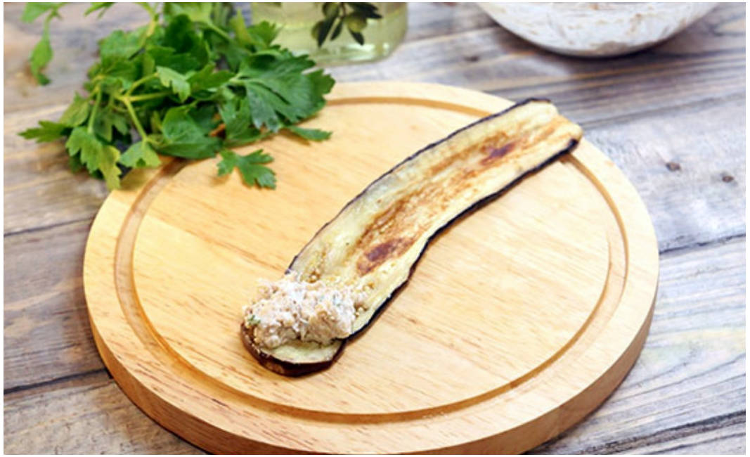 Грузинские рулетики из баклажанов