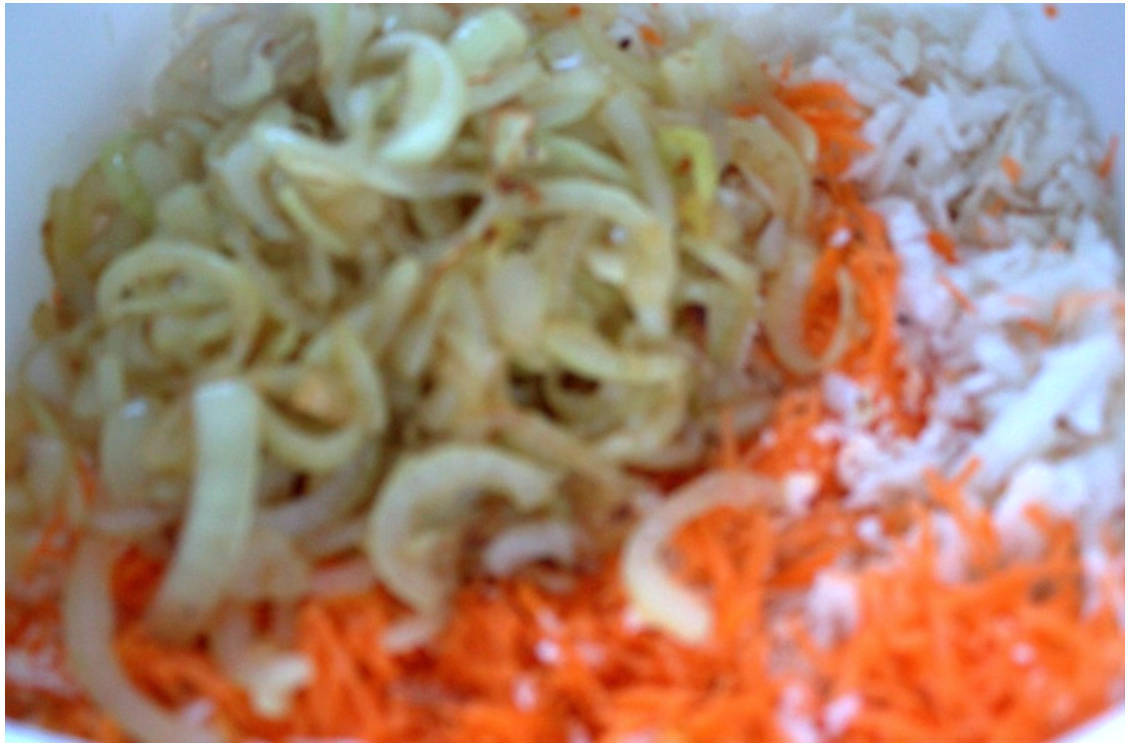 Салат из черной редьки с мясом