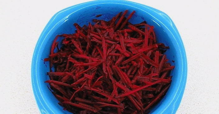 Салат из свеклы и редьки