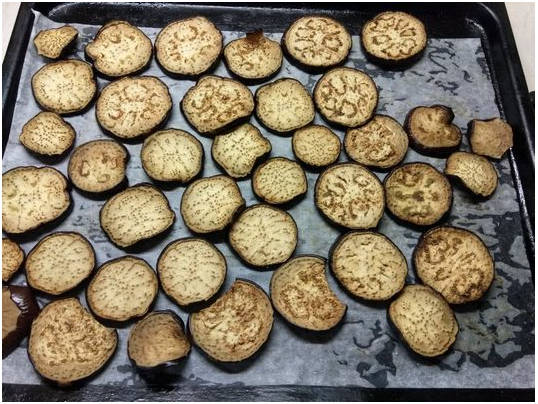 Острые баклажаны с чесноком