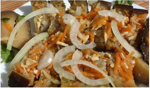 Баклажаны под гнетом