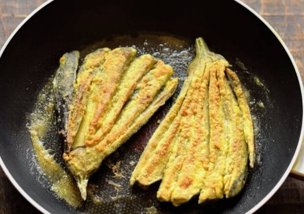 Баклажаны в кукурузной муке