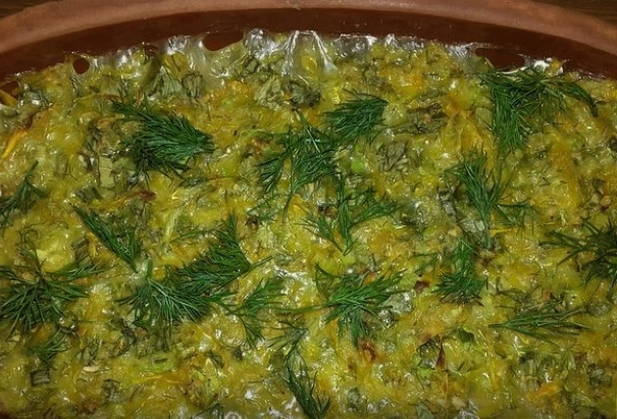 Запеканка из кабачков и тыквы в духовке Запеканка из кабачков и тыквы в духовке