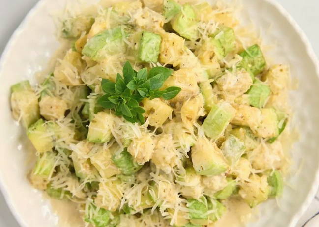 Кабачки в сметанном соусе