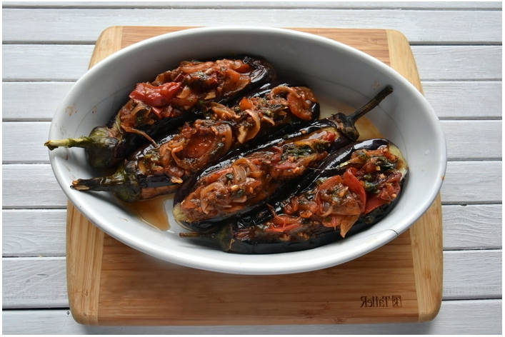 Фаршированные баклажаны по-турецки