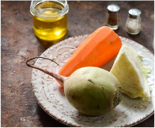 Салат из капусты и редьки