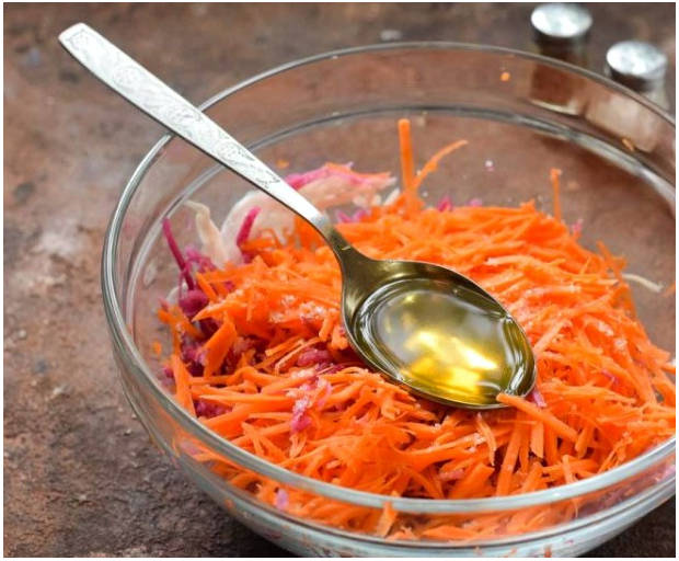 Салат из капусты и редьки