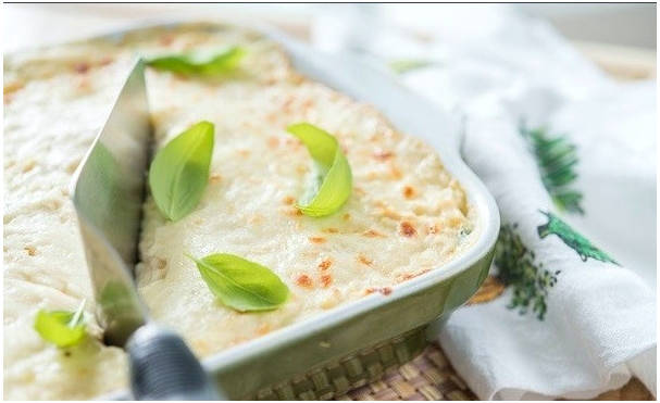 Лазанья из кабачков с курицей