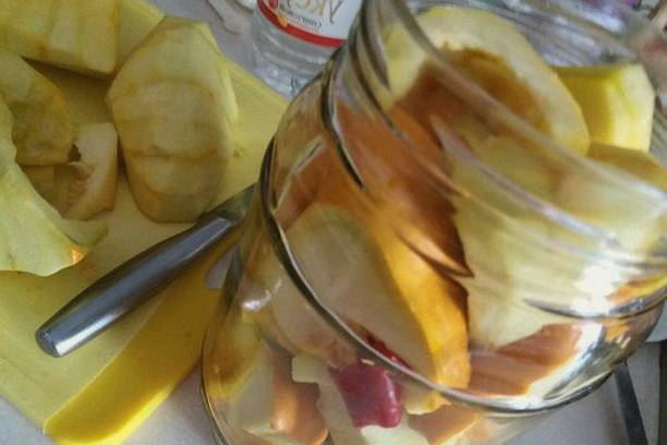 Патиссоны кусочками без стерилизации на зиму Патиссоны кусочками без стерилизации на зиму