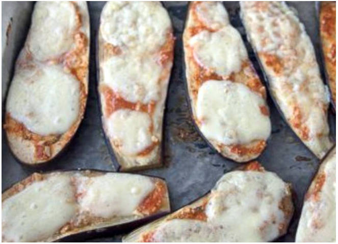 Баклажаны с моцареллой