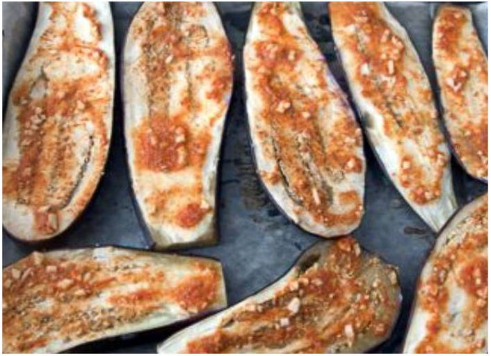 Баклажаны с моцареллой