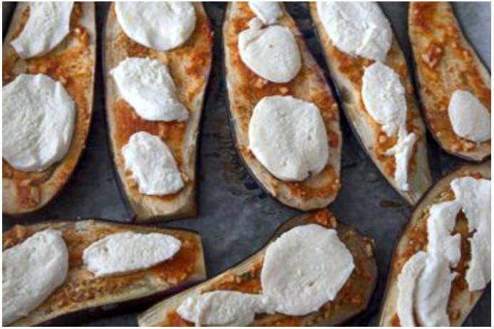 Баклажаны с моцареллой